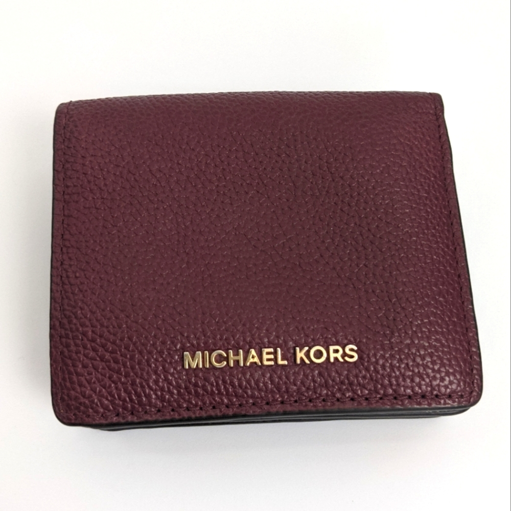 Used Dark Purple Michael Kors Wallet